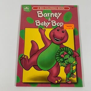 Barney & Baby Bop A Big Coloring Book‎ Golden Toys R Us 1999